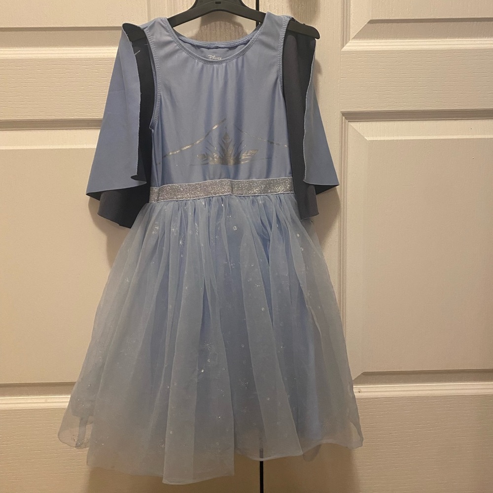 Disney Frozen II Elsa Costume Dress- Size Small -Material Spandex and Polyester